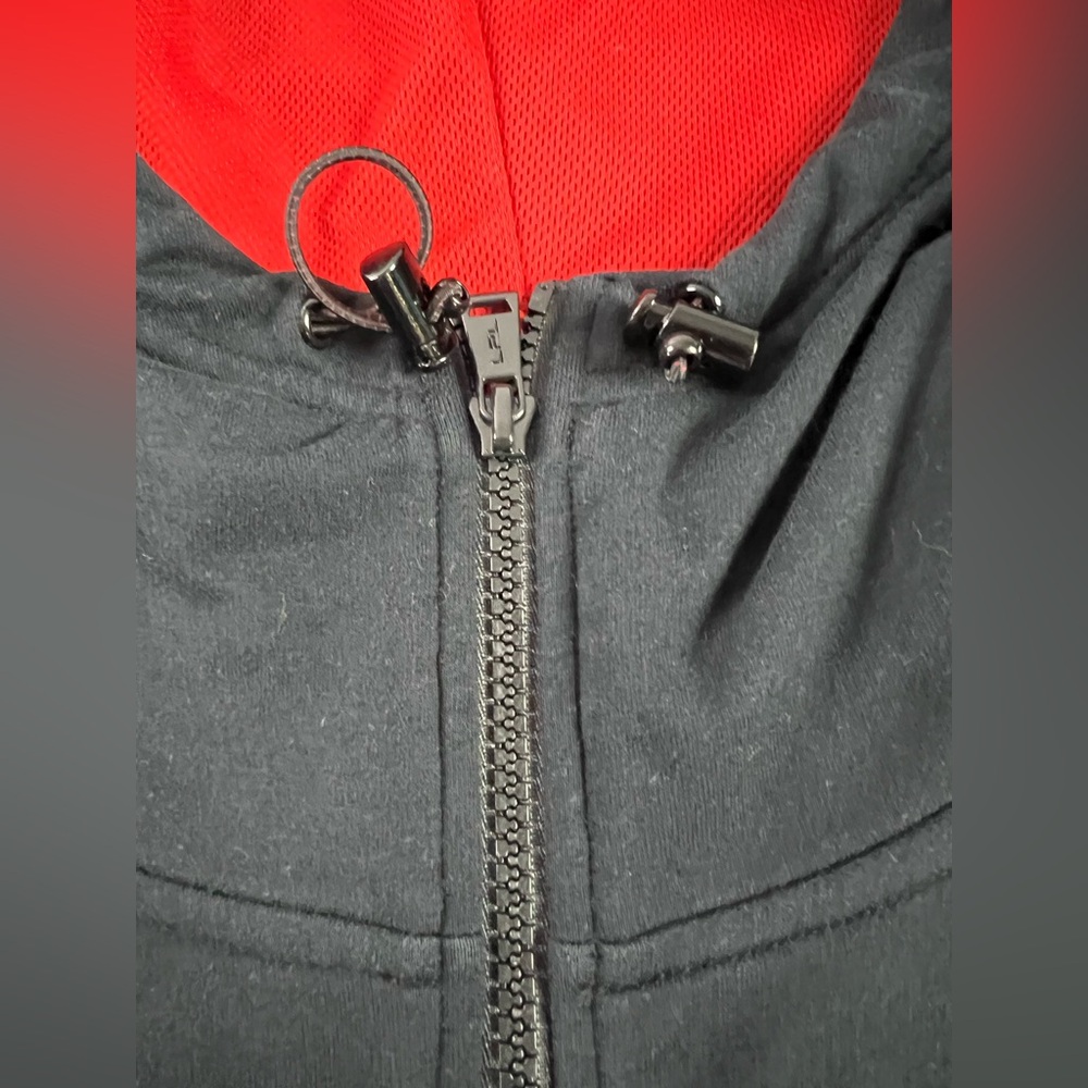 Lauren Active Ralph Lauren Black & Red Full Zipper Hoodie - Picture 5 of 10